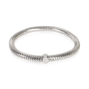 Roberto Coin White Gold Diamond Primavera Flex Bracelet
